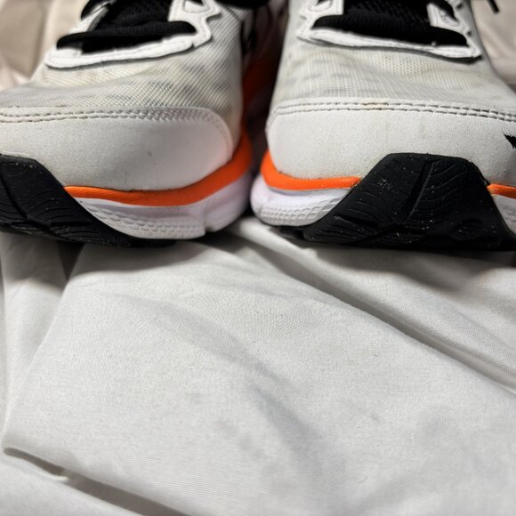 Under Armour Running Shoes – White/Black/Orange – Men’s Size 11 - Picture 2 of 9
